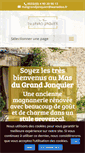 Mobile Screenshot of grandjonquier.com